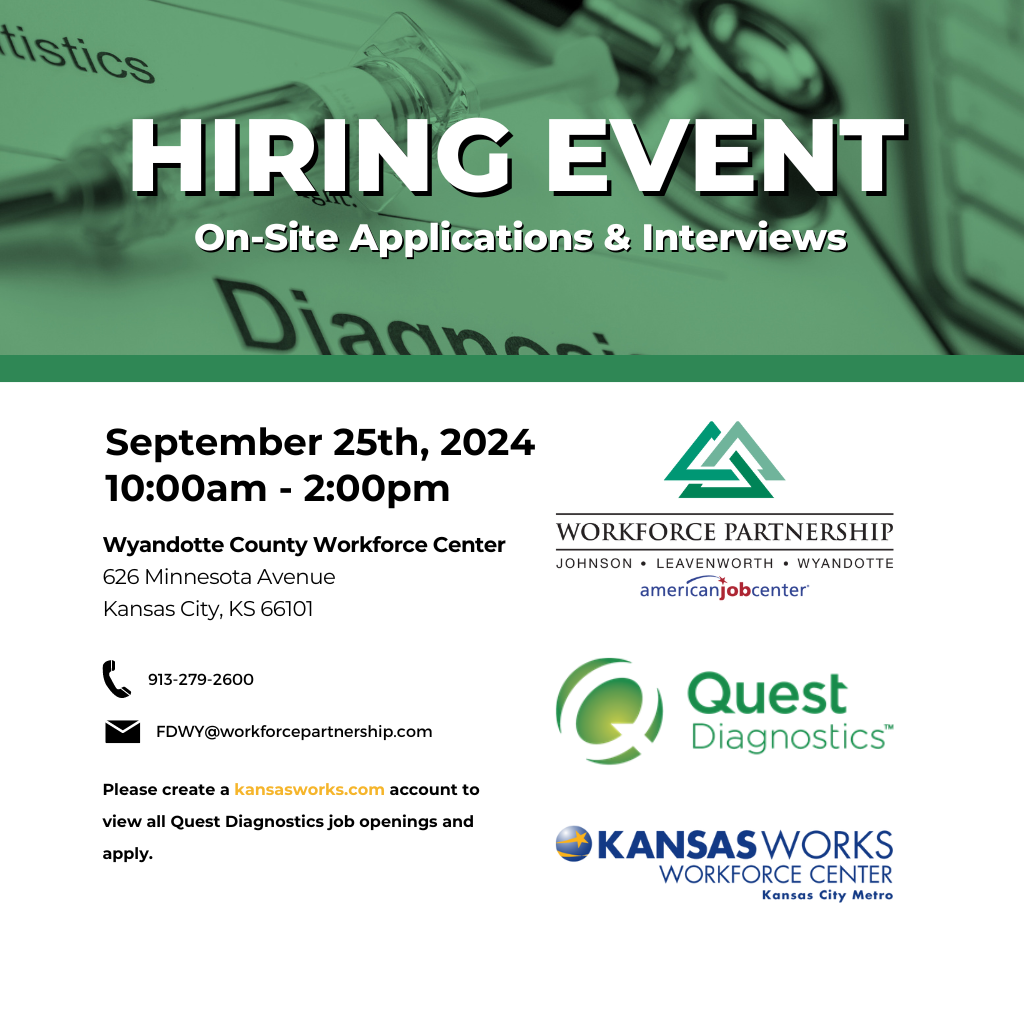 Quest Diagnostics is now hiring! Click here to apply now!