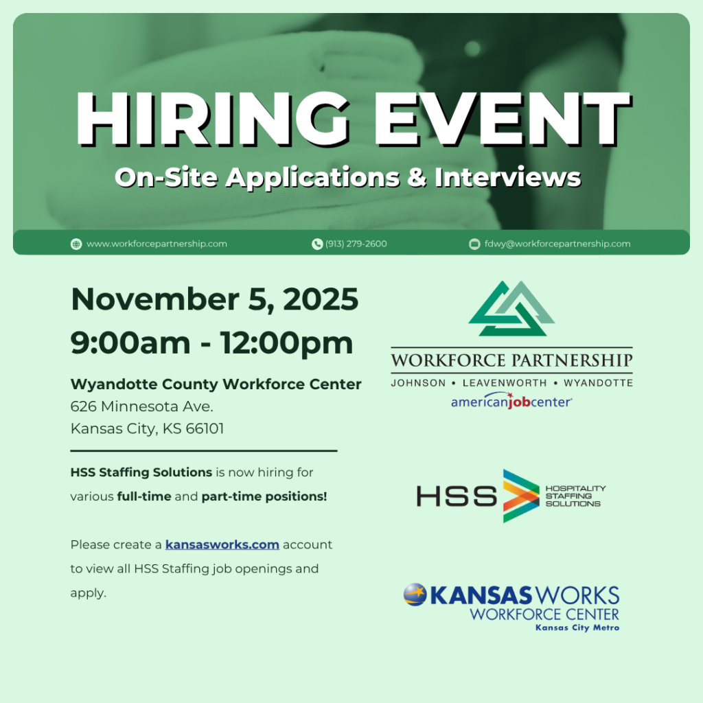 HSS Staffing Solutions hiring event on November 5th!