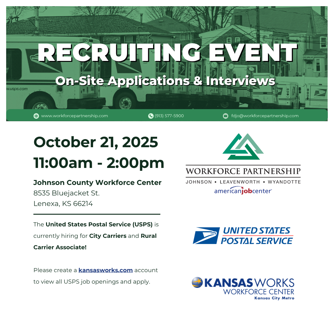 United States Postal Service (USPS) hiring event on October 21st!