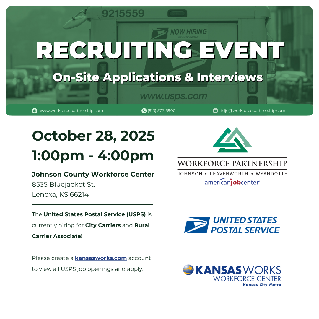 United States Postal Service (USPS) hiring event on October 28th!