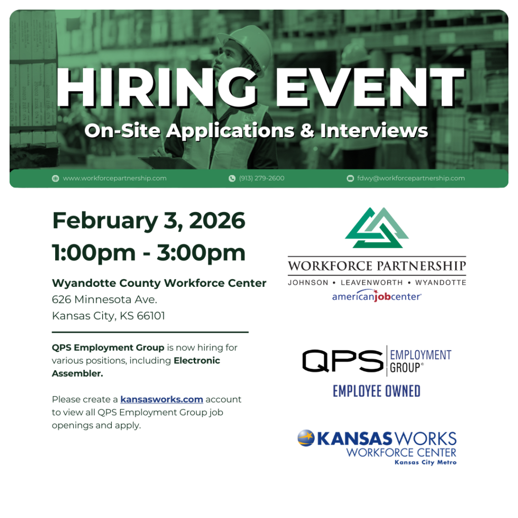 QPS Employment Group hiring event on Tuesday, February 3rd!