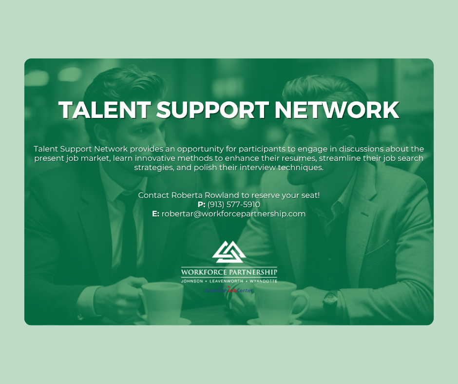 Talent Support Network held at the Johnson County Library!